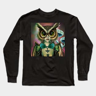 The Girl Who Can Turn Into An Owl Long Sleeve T-Shirt